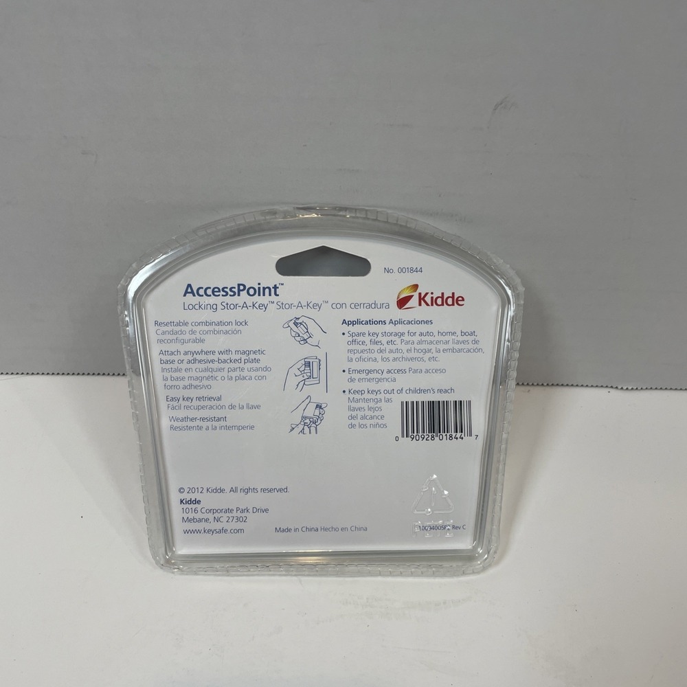 Kidde Key Case Unisex OS Gray AccessPoint Locking Stor-A-Key Magnetic 001844 - Picture 6 of 6
